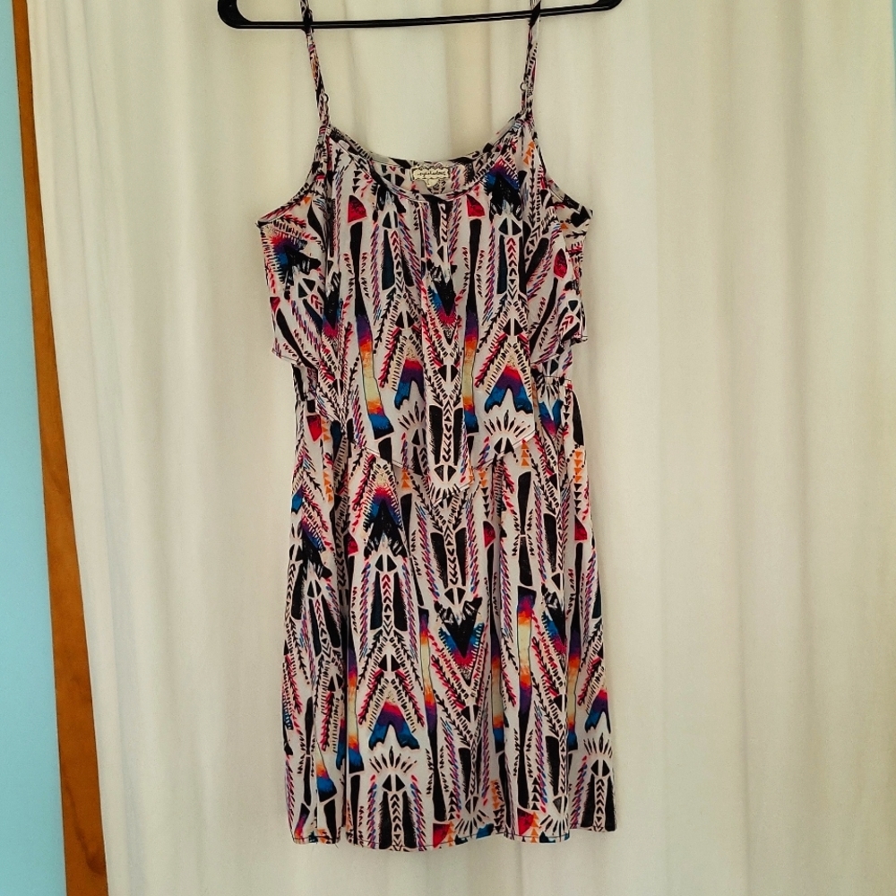 Aztec print dress